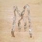 silver sequin Suspenders