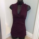 Purple WATERFALL CINCH TOP