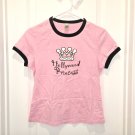 Kavio Hollywood Princess PINK CROPPED TEE M