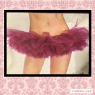 Leg Ave PLUM TUTU SKIRT Rave Festival Dance Halloween Costume