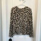 LEOPARD CREWNECK SWEATER TOP OVERSIZED