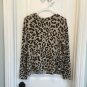LEOPARD CREWNECK SWEATER TOP OVERSIZED