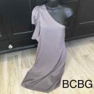 BCBGMAXAZRIA mulberry mist SATEEN DRESS