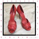 BCBGMAXAZARIA Coral red LEATHER Shoes