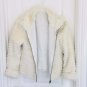Reversible WHITE FUR JACKET COAT Unmarked