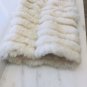 Reversible WHITE FUR JACKET COAT Unmarked