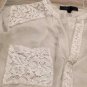 BCBGMAXAZRIA FLOWEY LACE BLOUSE M