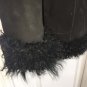 EXPRESS Lamb Leather Suede Coat Sz L