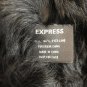 EXPRESS Lamb Leather Suede Coat Sz L