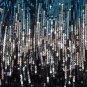 DISCO BALL SEQUIN MINI DRESS New Blue / Silver