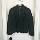 ZINGA Black FAUX FUR JACKET M