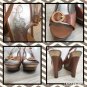JESSICA SIMPSON LEATHER PLATFORM SHOES SZ 10