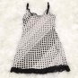 Old Navy INTIMATES NIGHTIE CAMISOLE SLIP L White with Black print
