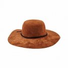 San Diego Hat Company Suede BOHO Hat brown