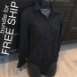 MODA INTL Black THONG BODY SUIT SHIRT M