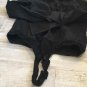 MODA INTL Black THONG BODY SUIT SHIRT M