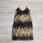 SEQUIN MINI DRESS Gold / Black