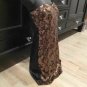Aggie BLACK SILKY & GOLD SEQUIN Snake Print DRESS L