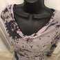 Enti SPLATTER BLACK GREY KNIT TOP L/S