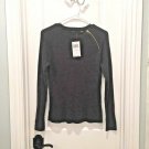 Jeanne Pierre GRAY CABLE KNIT SWEATER M Retails $69