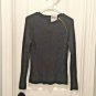 Jeanne Pierre GRAY CABLE KNIT SWEATER M Retails $69
