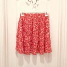 H&M FLARE SKIRT Splatter Print Orange