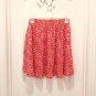 H&M FLARE SKIRT Splatter Print Orange