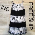 INC TYE DYE KEY RING HALTER BACK TOP M