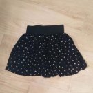 Material girl black polkadot Skirt XS