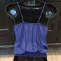 Chocolate USA BLUE Cami TOP S NWT