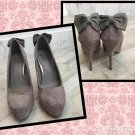 DV DOLCE VITA Grey SUEDE HEELS Shoes 10