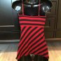 EXPRESS STRIPED CAMI TOP XS Red/Black