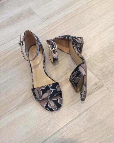 Naturalizer ANKLE SANDALS Black Leaf 7.5