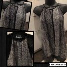 Black white H&M JERSEY Tunic Cami TANK Sz M