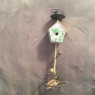 Country Chic BIRD HOUSE CANDLE HOLDER