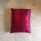 VTG RED SILK PILLOW