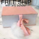 NORDSTROM VELVET PINK KEEPSAKE BOOK BOX Storage Hideaway book