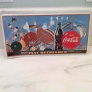 Coca Cola License Plate Collectible PLAY FRESH Sports Theme