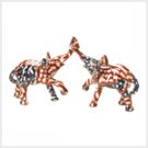 33838 Patriotic Elephant Pair