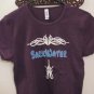 BackWater XL Purple Fitted  T-shirt