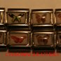 LOT OF 8 ASSORTED BUTTERFLY ITALIAN CHARMS