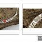 Meander-Greek Key - Sterling Silver Necklace with Coral