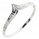 Meander-Greek Key - Sterling Silver Bracelet