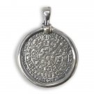 Minoan Phaistos Disk ~ Sterling Silver Pendant- M