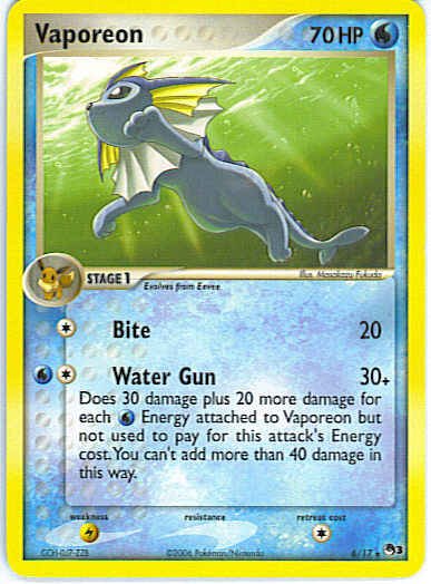 POP Promo Set 3 6/17- Vaporeon