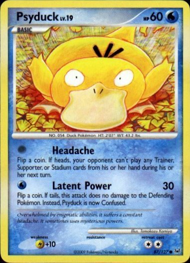 Platinum 87/127- Psyduck
