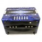 Diatonic Button Accordion 3 ROW Blue NEW accordion