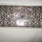 Women's Fashion Wallet~Brown With Hearts
