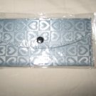 Women's Fashion Wallet~Blue With Hearts