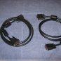 Two 6 Foot Black Hi Def DVI Cables